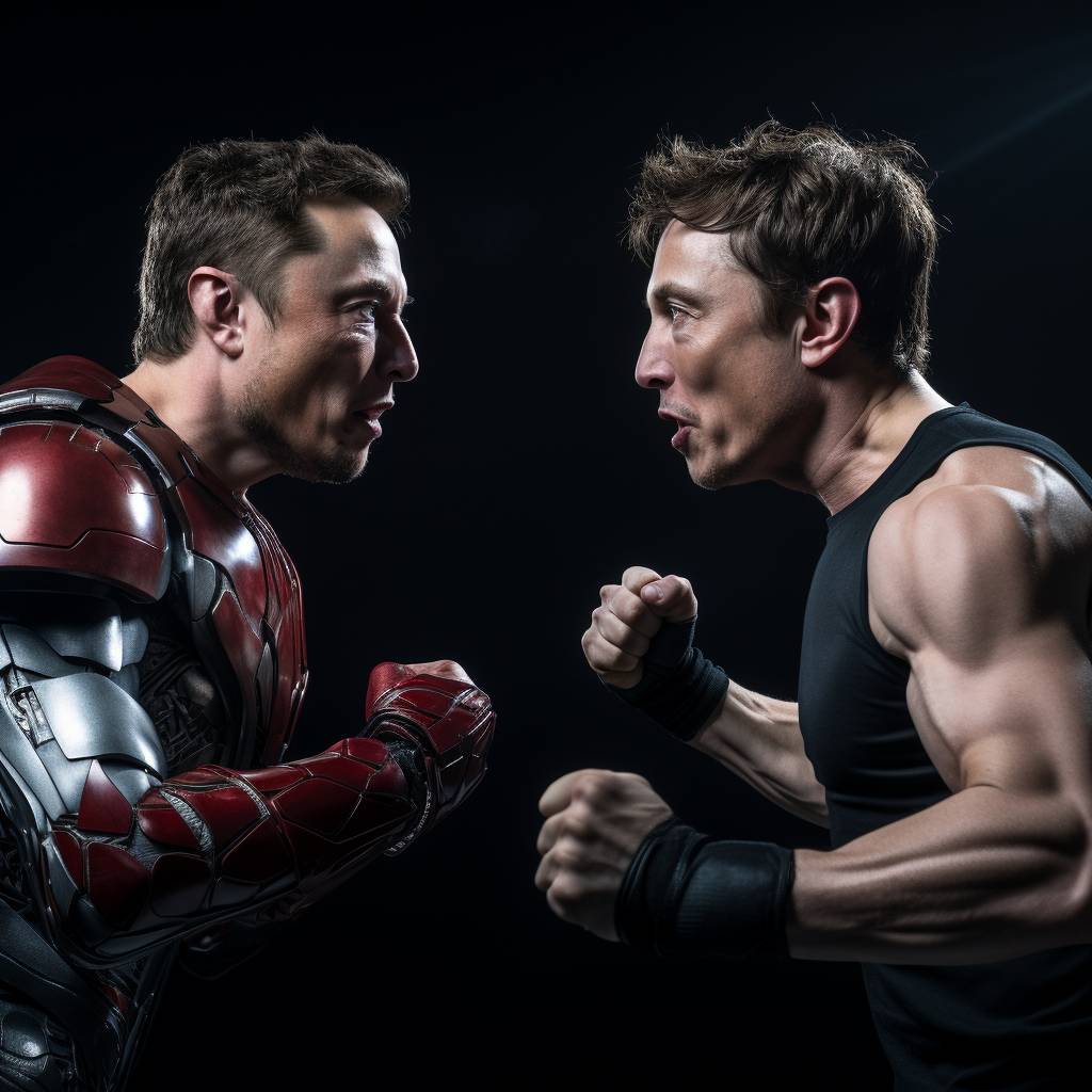 Elon Musk vs Mark Zuckerberg Cage Fight - Sports Investing Systems